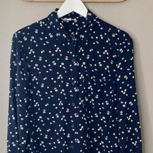 Button down daisy blouse,  beachlunchlounge